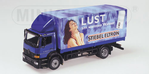MERCEDES-BENZ ATEGO 1828 PRTISCHE – 1998 – ‘STIEBEL ELTRON’ PLANE 1:43 model