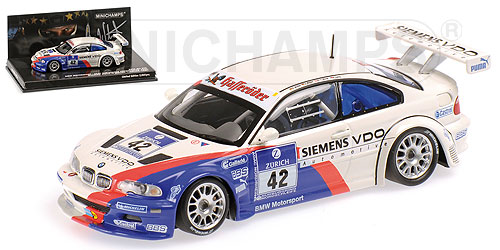 BMW M3 GTR – BMW MOTORSPORT – MÜLLER/MÜLLER/STUCK/LAMY – WINNER ADAC 24H 2004 L.E. 2060 pcs. 1:43 model