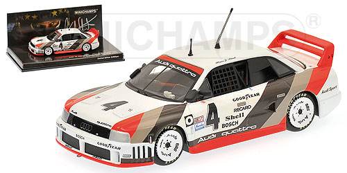 AUDI 90 QUATTRO – AUDI OF AMERIKA – 200KM IMSA GT MID-OHIO 1989 – WINNER: HANS-JOACHIM STUCK L.E. 2060 pcs. 1:43 model