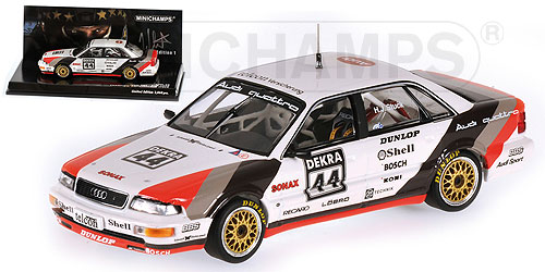 AUDI V8 – TEAM SMS – DTM 1990 – CHAMPION: HANS-JOACHIM STUCK L.E. 2060 pcs. 1:43 model