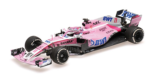 SAHARA FORCE INDIA F1 MERCEDES VJM11 – SERGIO PÉREZ – SPANISH GP 2018 – EXCLUSIVE FOR MINICHAMPS.DE L.E. 100 pcs. 1:43 model