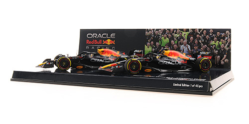 2-CAR SET – ORACLE RED BULL RACING RB18 – 1-2 FINISH VERSTAPPEN/PÉREZ – AZERBAIJAN GP 2022 – EXC. MC - L.E. 45 pcs. 1:43 model
