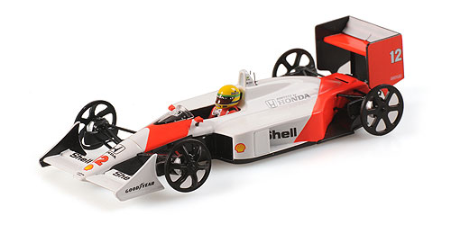 MCLAREN HONDA MP4/4 – AYRTON SENNA – 1988 – SETUP WHEELS CONFIGURATION – EXCL. MINICHAMPS.DE - L.E. 300 pcs. 1:43 model
