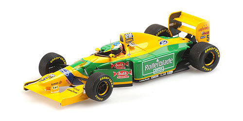BENETTON FORD B193B – MICHAEL SCHUMACHER – 2ND PLACE CANADIAN GP 1993 – EXCL. FOR MINICHAMPS.DE - L.E. 125 pcs. 1:43 model
