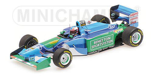 BENETTON FORD B194 – MICHAEL SCHUMACHER – BELGIAN GP 1994 – EXCLUSIVE FOR MINICHAMPS.DE L.E. 125 pcs. 1:43 model