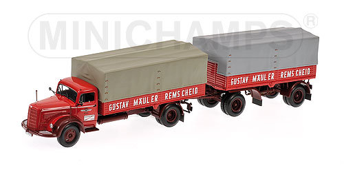 MERCEDES-BENZ L315 – PRITSCHENZUG – ‘GUSTAV MÄULER’ L.E. 528 pcs. 1:43 model