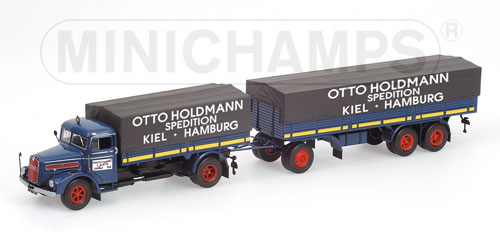 MAN F8 – 1959 – PRITSCHENZUG ‘HOLDMANN’ L.E. 504 pcs. 1:43 model