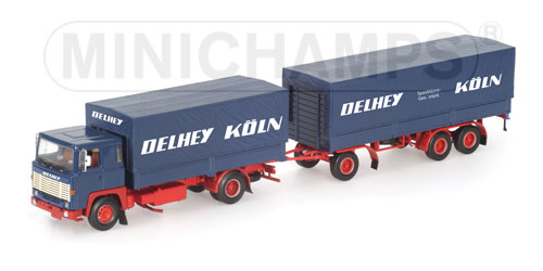 SCANIA LB111 – PRITSCHENZUG – ‘DELHEY’ L.E. 504 pcs. 1:43 model