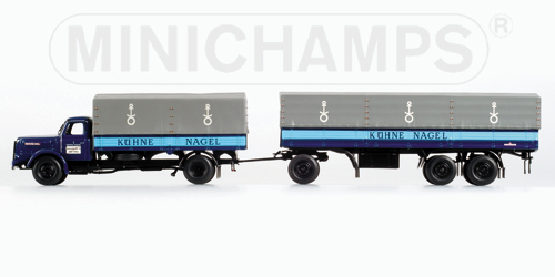 HENSCHEL HS 140 PRITSCHENHAENGERZUG – ‘KUEHNE & NAGEL’ 1:43 model