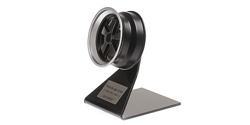 PORSCHE 930 TURBO WHEEL – 1976 – BLACK-SILVER 1:5 model