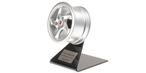 PORSCHE 993 TURBO WHEEL – 1995 – SILVER 1:5 model