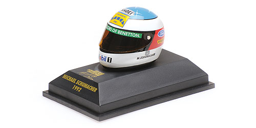 HELMET – MICHAEL SCHUMACHER – 1ST WIN BELGIAN GP 1992 1:10 model