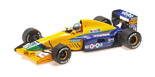 BENETTON FORD B191B – MICHAEL SCHUMACHER – 1ST POINT – ITALIAN GP 1991 1:18 model