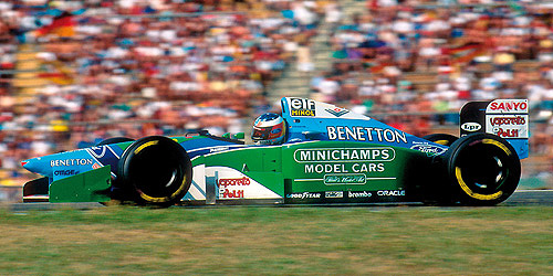 BENETTON FORD B194 – MICHAEL SCHUMACHER – GERMAN GP 1994 - L.E. 450 pcs. 1:18 model