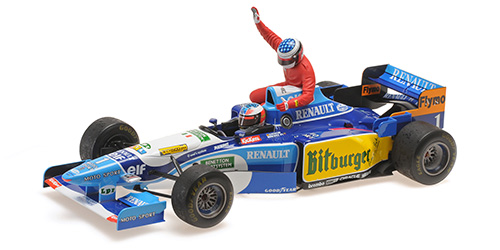 BENETTON RENAULT B195 – MICHAEL SCHUMACHER – CANADIAN GP 1995 (W/FIGURINE ALESI) - L.E. 702 pcs. 1:18 model