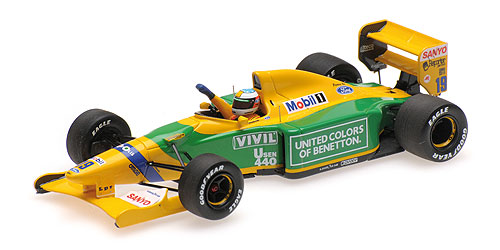 BENETTON FORD B192 – MICHAEL SCHUMACHER – 1ST F1 WIN BELGIAN GP 1992 - L.E. 1225 pcs. 1:43 model