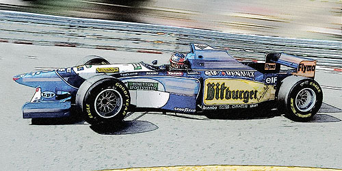 BENETTON RENAULT B195 – MICHAEL SCHUMACHER – WINNER MONACO GP 1995 1:43 model