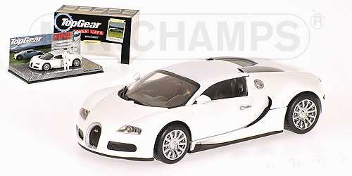 BUGATTI VEYRON – 2009 – WHITE – ‘TOP GEAR’ L.E. 2009 pcs. 1:43 model