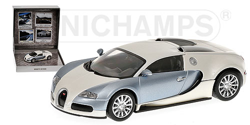 BUGATTI VEYRON – 2009 – POLAR METALLIC/PEARL METALLIC L.E. 999 pcs. 1:43 model