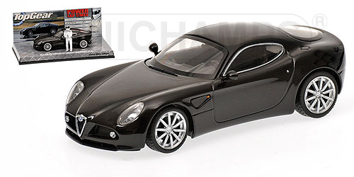 ALFA ROMEO 8C COMPETIZIONE – 2005 – BLACK METALLIC – ‘TOP GEAR’ 1:43 model