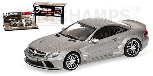 MERCEDES-BENZ SL65 AMG BLACK SERIES (R230) – 2009 – GREY METALLIC – ‘TOP GEAR’ L.E. 2009 pcs. 1:43 model