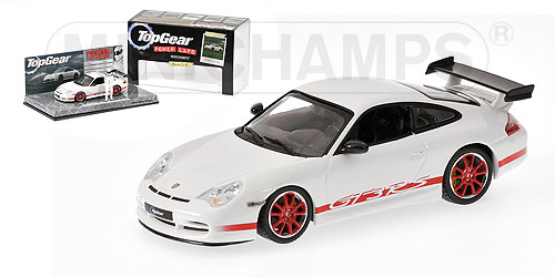 PORSCHE 911 GT3 RS – WHITE (WITH RED STRIPE) – ‘TOP GEAR’ L.E. 2009 pcs. 1:43 model