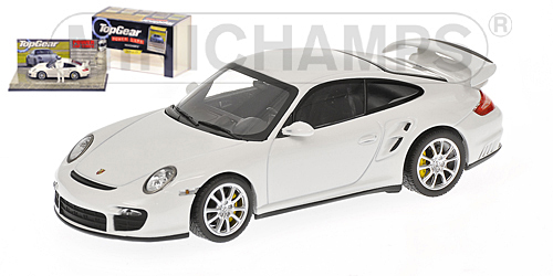 PORSCHE 911 GT2 (997) – 2007 – WHITE – ‘TOP GEAR’ L.E. 2009 pcs. 1:43 model