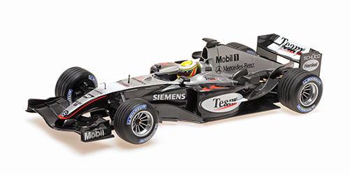 MCLAREN MERCEDES MP4/19 – LEWIS HAMILTON – AUTOSPORT YOUNG DRIVER TEST SILVERSTONE 2004 1:18 model