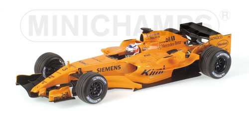 MCLAREN M. MP4/20 RAEIKK. TEST 2006 L.E. 2304 pcs. 1:18 model