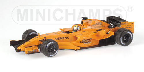 MCLAREN M. MP4/20 MONTOYA TEST 2006 L.E. 1104 pcs. 1:18 model