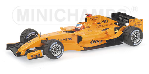 MCLAREN M.MP4/20 G.PAFFETT TEST ’06 1:18 model