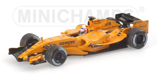 MCLAREN M. MP4/20 RAEIKK. TEST 2006 L.E. 5400 pcs. 1:43 model