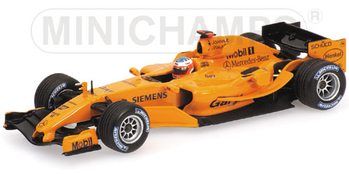 MCLAREN M.MP4/20 G.PAFFETT TEST ’06 1:43 model