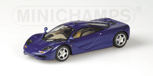 MCLAREN F1 – ROAD CAR – 1993 – BLUE METALLIC 1:43 model