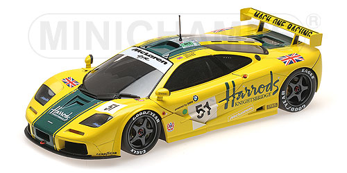 MCLAREN F1 GTR – HARRODS MACH ONE RACING – WALLACE/BELL/BELL – 24h LE MANS 1995 L.E. 304 pcs. 1:18 model