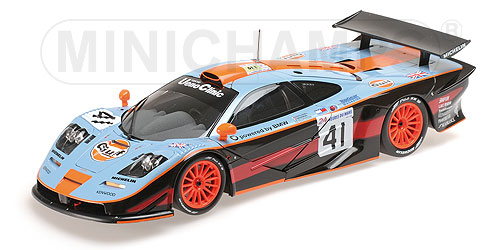MCLAREN F1 GTR -TEAM DAVIDOFF – RAPHANEL/GOUNON/OLOFSSON – 24H LE MANS – 1997 L.E. 2000 pcs. 1:18 model