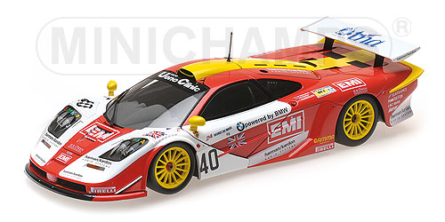 MCLAREN F1 GTR – EMI – O’ROURKE/SUGDEN/AUBERLEN – 24H LE MANS 1998 L.E. 304 pcs. 1:18 model
