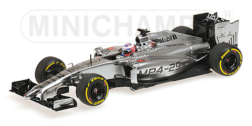 MCLAREN MERCEDES MP4-29 – JENSON BUTTON – PRE-SEASON TESTING 2014 L.E. 714 pcs. 1:43 model