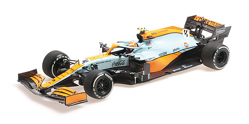 MCLAREN F1 TEAM MCL35M – LANDO NORRIS – 3RD PLACE MONACO GP 2021 - L.E. 1320 pcs. 1:18 model