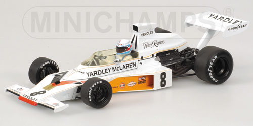 MCLAREN FORD M23 – ‘YARDLEY’ – PETER REVSON – 1973 – WITH DETAILED ENGINE 1:18 model