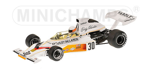 MCLAREN FORD M23 – ‘YARDLEY’ – JODY SCHECKTER – BRITISH GP 1973 1:18 model