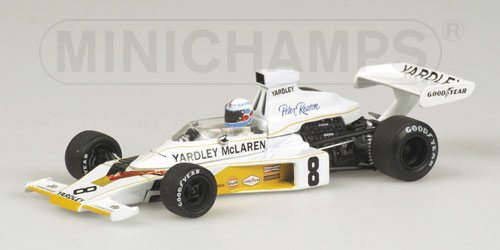 MCLAREN FORD M23 – ‘YARDLEY’ – PETER REVSON – 1973 – WITH ENGINE 1:43 model