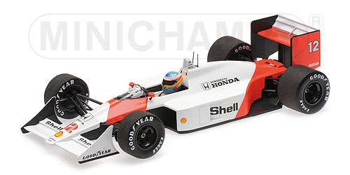 MCLAREN HONDA MP4/4 – FERNANDO ALONSO – CIRQUIT DE CATALUNYA 2015 1:18 model