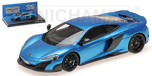 MCLAREN 675LT COUPE – 2015 – CERULEAN BLUE – EXCLUSIVE SHMEE150 L.E. 300 pcs. 1:43 model