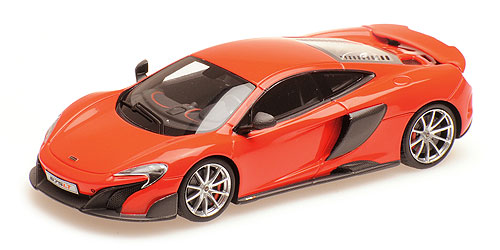 MCLAREN 675LT COUPÉ – 2015 – DELTA RED – EXCLUSIVE MINICHAMPS.DE L.E. 100 pcs. 1:43 model