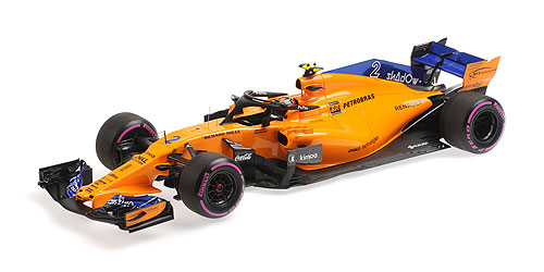 MCLAREN RENAULT MCL33 – STOFFEL VANDOORNE – LAST F1 RACE ABU DHABI GP 2018 L.E. 218 pcs. 1:18 model