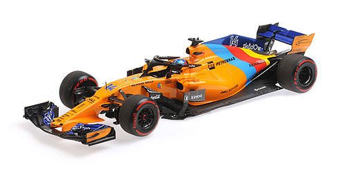 MCLAREN RENAULT MCL33 – FERNANDO ALONSO – LAST F1 RACE – ABU DHABI GP 2018 - L.E. 518 pcs. 1:18 model