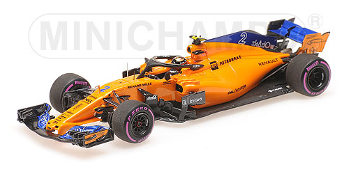 MCLAREN RENAULT MCL33 – STOFFEL VANDOORNE – LAST F1 RACE ABU DHABI GP 2018 - L.E. 218 pcs. 1:43 model