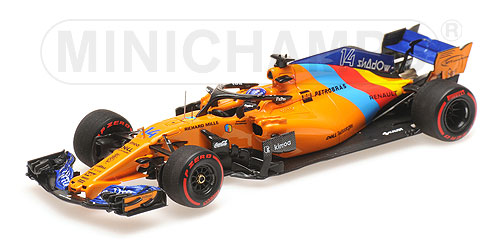 MCLAREN RENAULT MCL33 – FERNANDO ALONSO – LAST F1 RACE – ABU DHABI GP 2018 - L.E. 718 pcs. 1:43 model