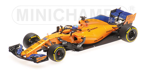 MCLAREN RENAULT – FERNANDO ALONSO – SHOWCAR 2018 - L.E. 250 pcs. 1:43 model